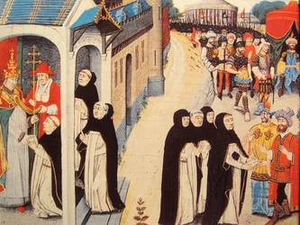 Ascelin of Lombardy Receiving a Letter from Innocent IV, and Remitting it to the Mongol General Baiju